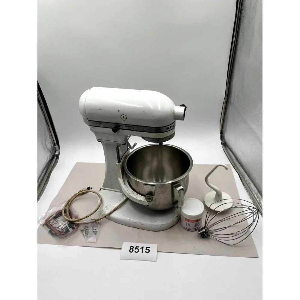 Vintage KitchenAid Hobart K5-A Electric Standalone Mixer 5qt White 300W